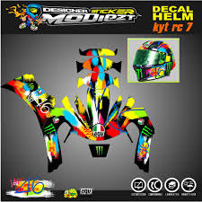 Download free kyt helmet vector logo and icons in ai, eps, cdr, svg, png formats. Decal Helm Kyt Rc 7 Shopee Indonesia