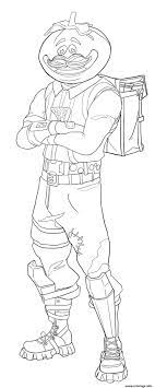 Coloriage Fortnite Tomato Head Skin Coloring Page A Imprimer Coloriage Dessin Gratuit Dessin