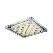 Bel Air Lighting Checker Gem Led Flush Mount Ceiling Light At Menards