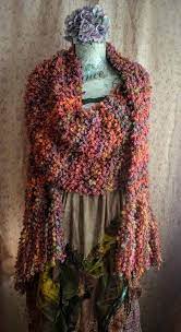This stylish knit scarf is perfect for demanding fashionistas. Boho Bohemian Knitted Scarf Extra Long Scarf Fluffy Shawl Etsy Long Scarf Knitted Scarf Boho Bohemian