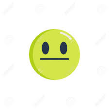 These are commonly known as emoji. Straight Face Emoticon Flat Icon Neutral Face Emoji Vector Sign Colorful Pictogram Isolated On White Symbol Logo Illustration Flat Style Design Royalty Free Cliparts Vectors And Stock Illustration Image 123810146
