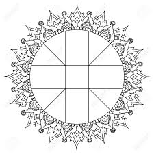 Thai Astrology Wheel Chart Vector Illustration Royalty Free Cliparts Vectors And Stock Illustration Image 137793614