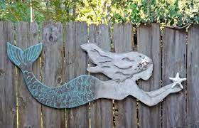 Mermaid Decor Wood Mermaid Wall Decorindoor Outdoor Mermaid Mermaid Wall Art Mermaid Decor Mermaid Wall Decor