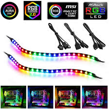 Amazon Com Led Rgb Pc Light Strip Speclux Computer Magnetic Addressable Led Strip Kit Motherboard Wi Led Strip Lighting Rgb Led Strip Lights Strip Lighting