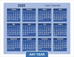 Download The Year Calendar Template Bold Theme From Vertex42 Com In 2020 Yearly Calendar Template Calendar Template Yearly Calendar
