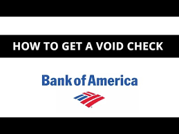 A voided check cannot be filled in, cashed or deposited. How To Get A Void Check Bank Of America Youtube