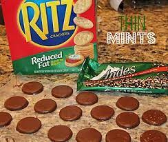 Diy Thin Mints Yes Thin Mint Cookies Thin Mints Recipe Ritz Cracker Recipes