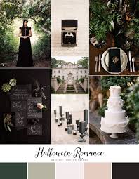Black And Green Wedding Halloween Romance Wedding Inspiration In Black Green Wedding Inspiration Fall Chic Vintage Brides Dark Green Wedding