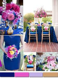 Fuchsia And Royal Blue Wedding Color Ideas 2015 Teal Wedding Colors Blue Themed Wedding Wedding Colors Blue