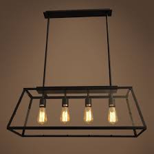 Modern Industrial Ceiling Pendant Lamp Glass Dining Room Lighting Industrial Dining Room Lighting Industrial Pendant Lighting Kitchen Kitchen Ceiling Lights