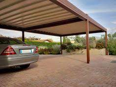 Carport 4 Posti Auto In Alluminio E Telo Pvc Scorrevole
