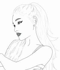 Kizicolor.com provides a large diversity of free printable coloring pages for kids, coloring sheets, free colouring book, illustrations, printable pictures, clipart, black and white pictures, line art and drawings. Ariana Grande Coloring Page Best Of 11 Awesome Ariana Grande Coloring Pages Coloring Pages Cool Coloring Pages Ariana Grande Drawings