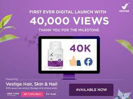 Digital Launch Vestige Skin Hair Nail Capsule Just 475 Look Young Aging Signs Skin Capsule