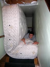 First of all, measure the size of your new home and the furniture that will go through it. King Mattresses Can You Fold Them To Fit Up Stairs
