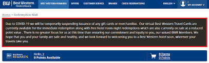 Send someone a hotels.com gift card today. Best Western Suspends Gift Card Merchandise Rewards No Travel Card Extensions Loyaltylobby