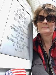 Hidden american flag rock in Celina, Ohio