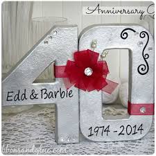 Unique 40th wedding anniversary sundial gift for any couple / suitable for parents, grandparents or friends to celebrate a ruby anniversary. 24 Thoughtful 40th Anniversary Gifts For Your Ruby Anniversary Dodo Burd