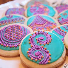Henna Cookies Henna Art Yummy Sugar Cookies Sugar Cookie Designs Cookies