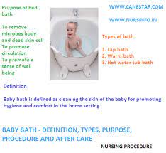 Whether it was a lack of insight on the effects, or the family's unfamiliarity with characteristics of the newborn, the bath was expected to Baby Bath Definition Types Purpose Procedure And After Care