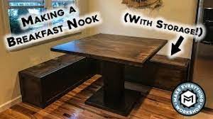 Locate and mark studs in wall. Making A Breakfast Nook With Storage Youtube