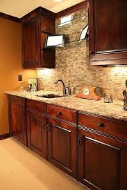 Kitchen With Dark Cabinets And Neutral Colored Counters Needs A White Wall Backsplash Though Jus Home Goods Decor Backsplash With Dark Cabinets Home Kitchens