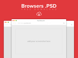 Browsers Psd Freebie Mockup Free Psd Web Mockup Flat Web