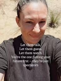 Funny how we let the idea of someone’s opinion hold us back…, when half the  people we worry about aren’t even watching,, and the other half aren’t  living a life we’d swap with for a day., The truth?, ...