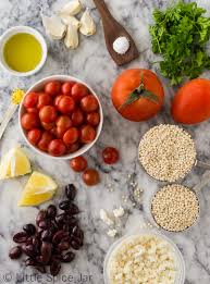 Add the stock to the couscous mixture. Mediterranean Pearl Couscous Salad Little Spice Jar