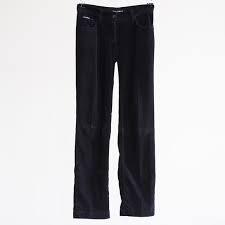 Dolce Gabbana Black Velvet 5 Pocket Pants