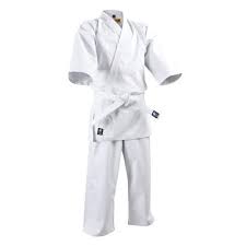K 350 Bleached Full Contact Karate Gi Jacket Pants With Belt Isami