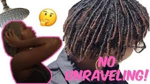 When washing your baby locs, you should gently massage the scalp. How To Wash Starters Locs Without Unraveling 2 3 Week Locs Callmetoocute Youtube