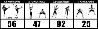 Insanity plyometric cardio circuit was on the schedule for today (day 2) so i woke up early enough (around 7:40am) to complete it and shower before my daughter woke up. Let The Insanity Begin