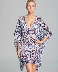 Echo Block Print Caftan Swim Cover Up Bloomingdale S Clothes Design Women S Plus Size Swimwear Cover Up