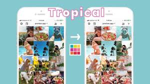 You can visually plan your feed in advance and do *so* much more!!download it for. Tropical Blogger Preset Instagram Feed Idea Using Preview App Youtube