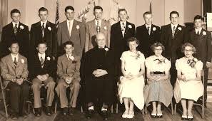 Trinity Lutheran Church confirmation class, 1952