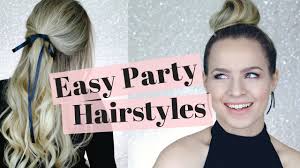 Your classy feast looks are aimed at showing who you really are. 4 Easy Holiday Party Hairstyles Hair Tutorial Youtube