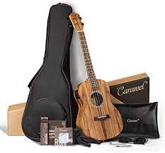 Do you need a low g tuner for a ukulele? Amazon Com Caramel Cb207 Acacia Baritone Acoustic Electric Ukulele With Truss Rod With Additional Strings Padded Gig Bag Strap And Eq Cable Musical Instruments