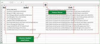 Misalnya, jika kolom b tersembunyi, klik a lalu c sambil menahan tombol ⇧ shift. Contoh Gambar Mewarnai Kolom Excel Dengan Keyboard Kataucap