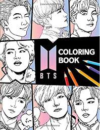This bts coloring book is ideal for relaxation, fun, creativity, and meditation! Bts Coloring Book 9781708325114 Alinino Az