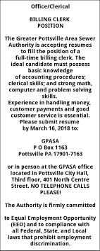 billing clerk, gpasa