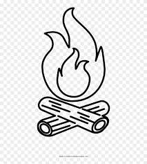 The flame test is an analytical chemistry method used to help identify metal ions. Bonfire Coloring Page Draw A Camp Fire Clipart 241264 Pikpng