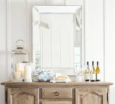 Bevel Rectangular Mirrors Pottery Barn Rectangular Mirror Beveled Mirror Beveled Glass