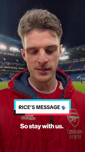 Let’s go, Declan 💪 #Arsenal #Football #PremierLeague #Message