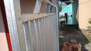 Jadi, pemasangannya akan terhubung langsung dengan tembok. Cara Membuat Pintu Gerbang Dari Hollow Baja Ringan Youtube