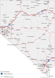 Map Of Nevada Cities Nevada Road Map Nevada City Nevada Map