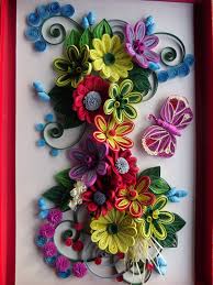 Quillingflowers Colorfulquilling Quilling Paperhomeart Walldecorart Homeideas Craftideas Modern Paper Flower Wall Art Quilling Designs Quilling Flowers