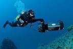Scuba diving propeller