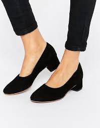 Vagabond Jamilla Black Suede Block Heel Shoe Block Heel Shoes Black Pumps Low Heel Black Block Heel Shoes