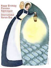 Happy Birthday Florence Nightingale International Nurses Day Florence Nightingale Nurse Art International Nurses Day