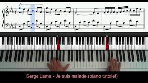 Serge Lama Je Suis Malade Piano Tutoriel Youtube No chords automatically detected in lara_fabian_je_suis_malade.mid for the pan flute instrument. serge lama je suis malade piano tutoriel